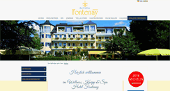 Desktop Screenshot of kurhotel-fontenay.de